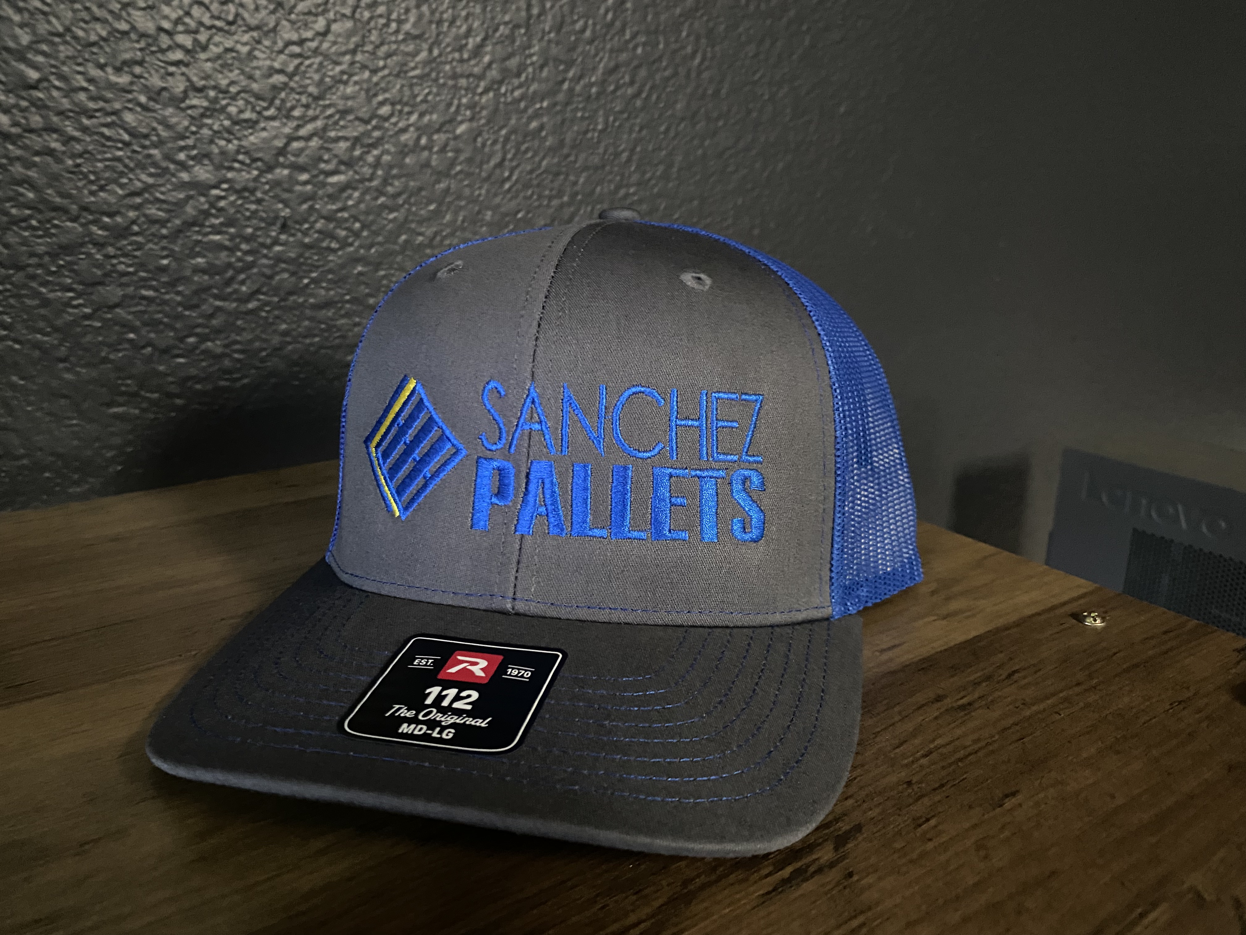 Custom Embroidered Hats for Sanchez Pallets — Turlock, CA