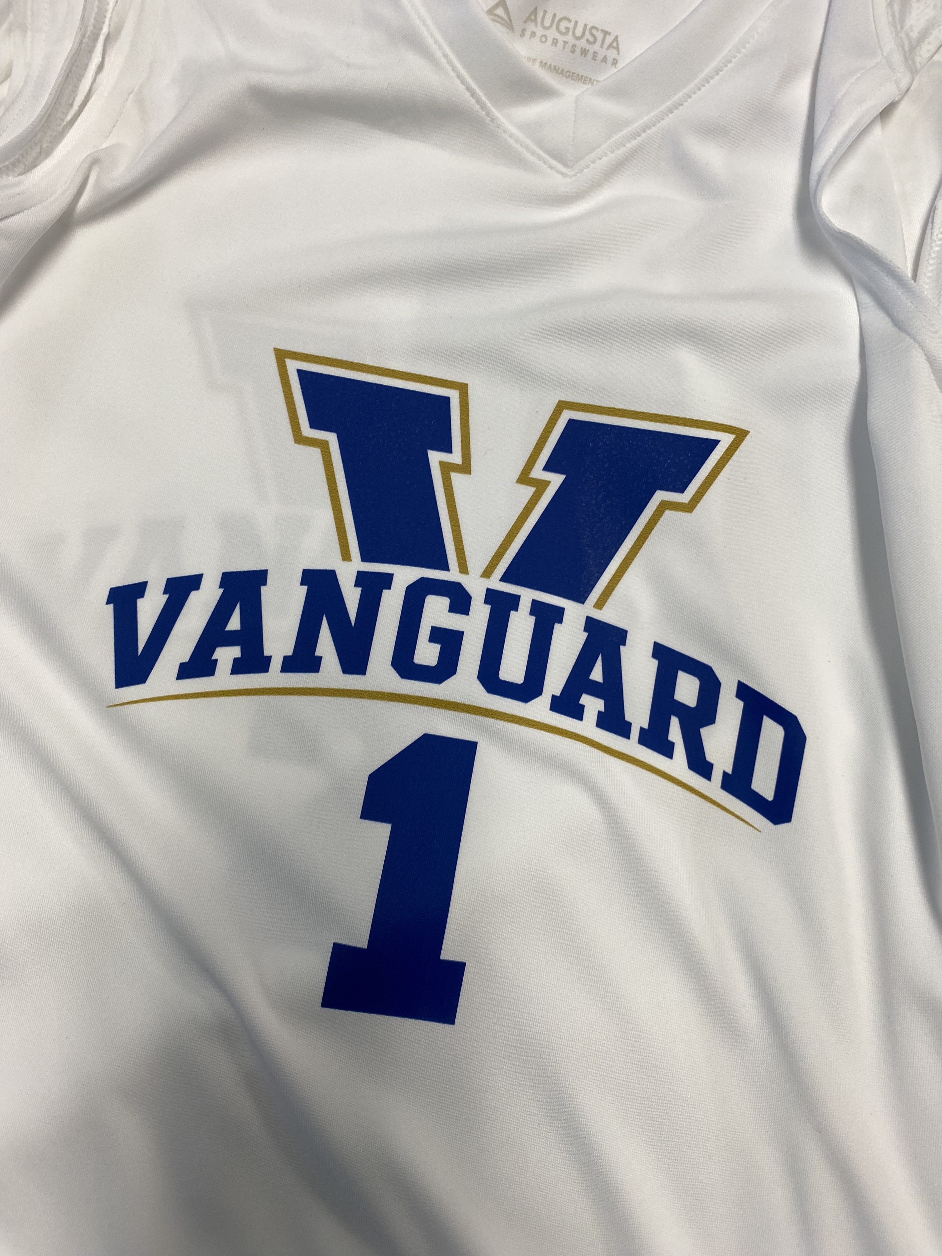Custom Printed Team Jersey for Aspire Vanguard College Preparatory Academy — Modesto, CA