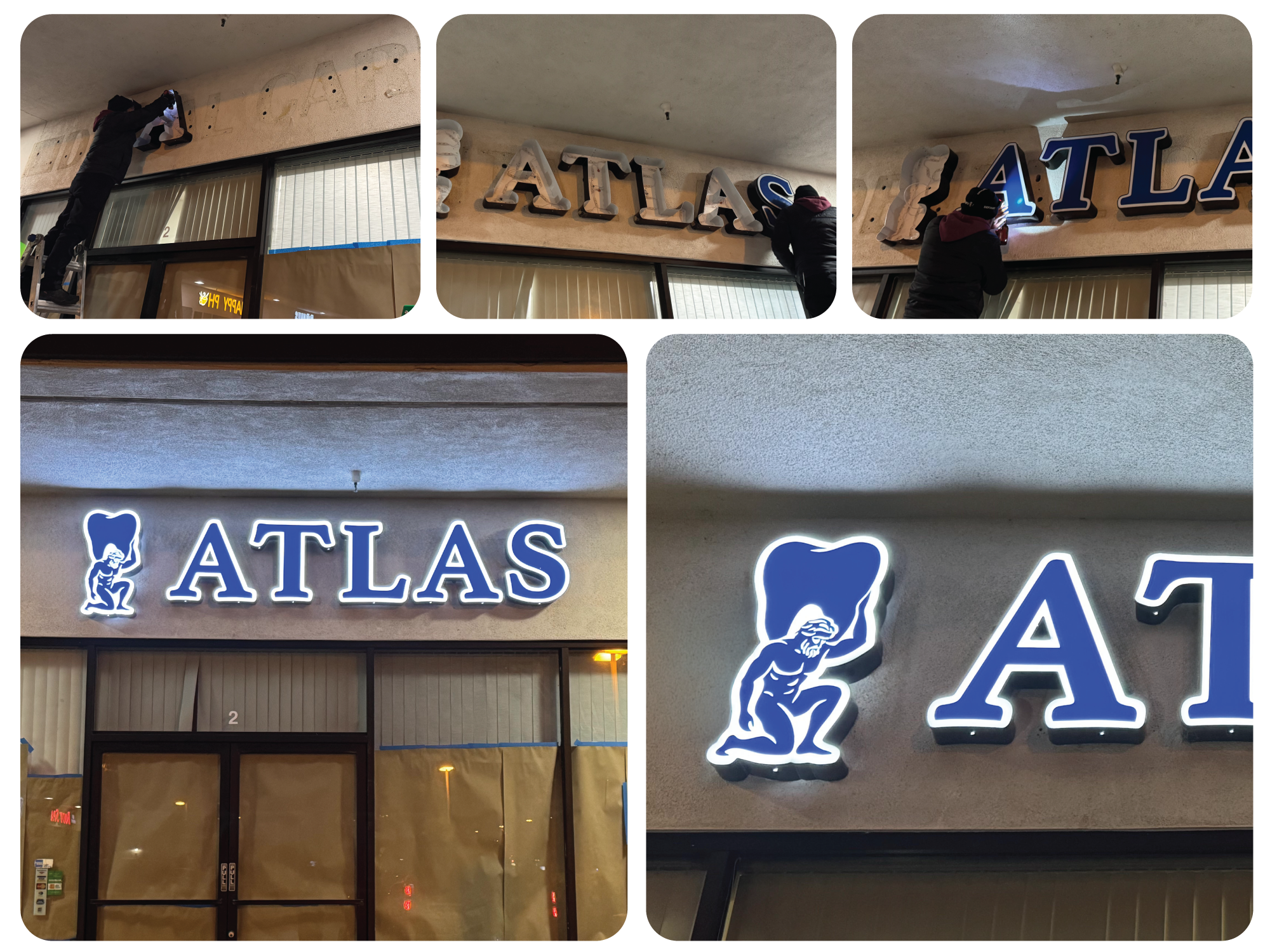 Channel Letter Signage for Atlas
